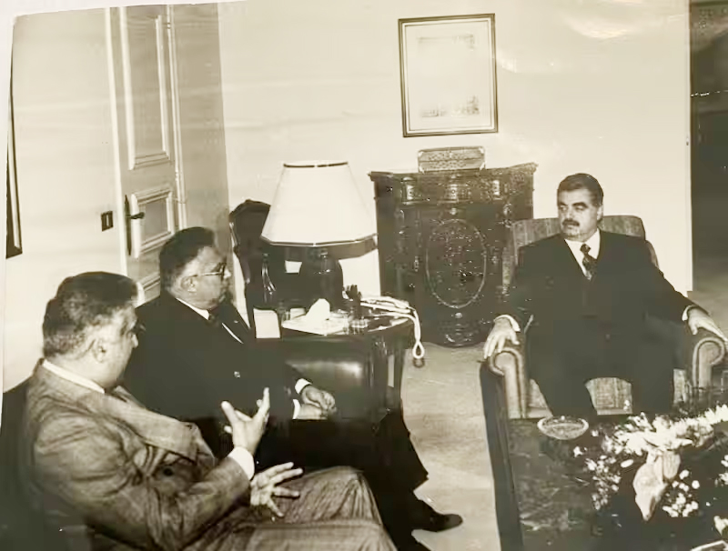 رفيق الحرير وجوزيف خوري