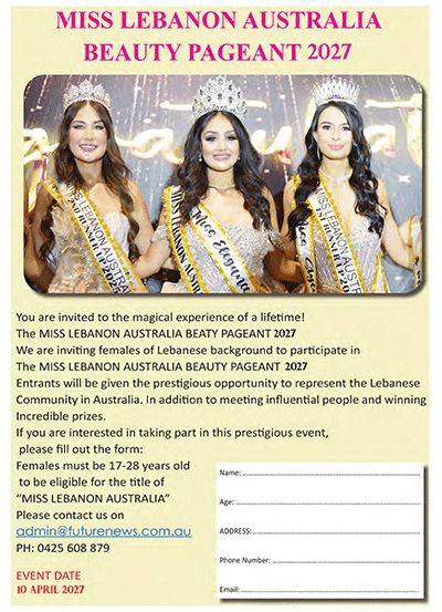 Miss Lebanon Australia